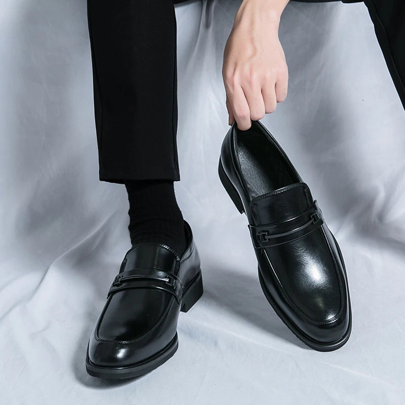 Classic Style Slip On Round Toe Loafers