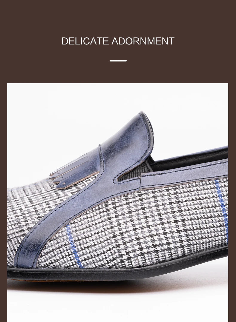 Cotton Fabric Casual Pure Handmade Loafer