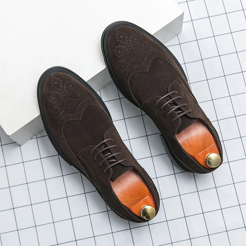 Vintage Slip-on Classic Suede Leather Oxfords