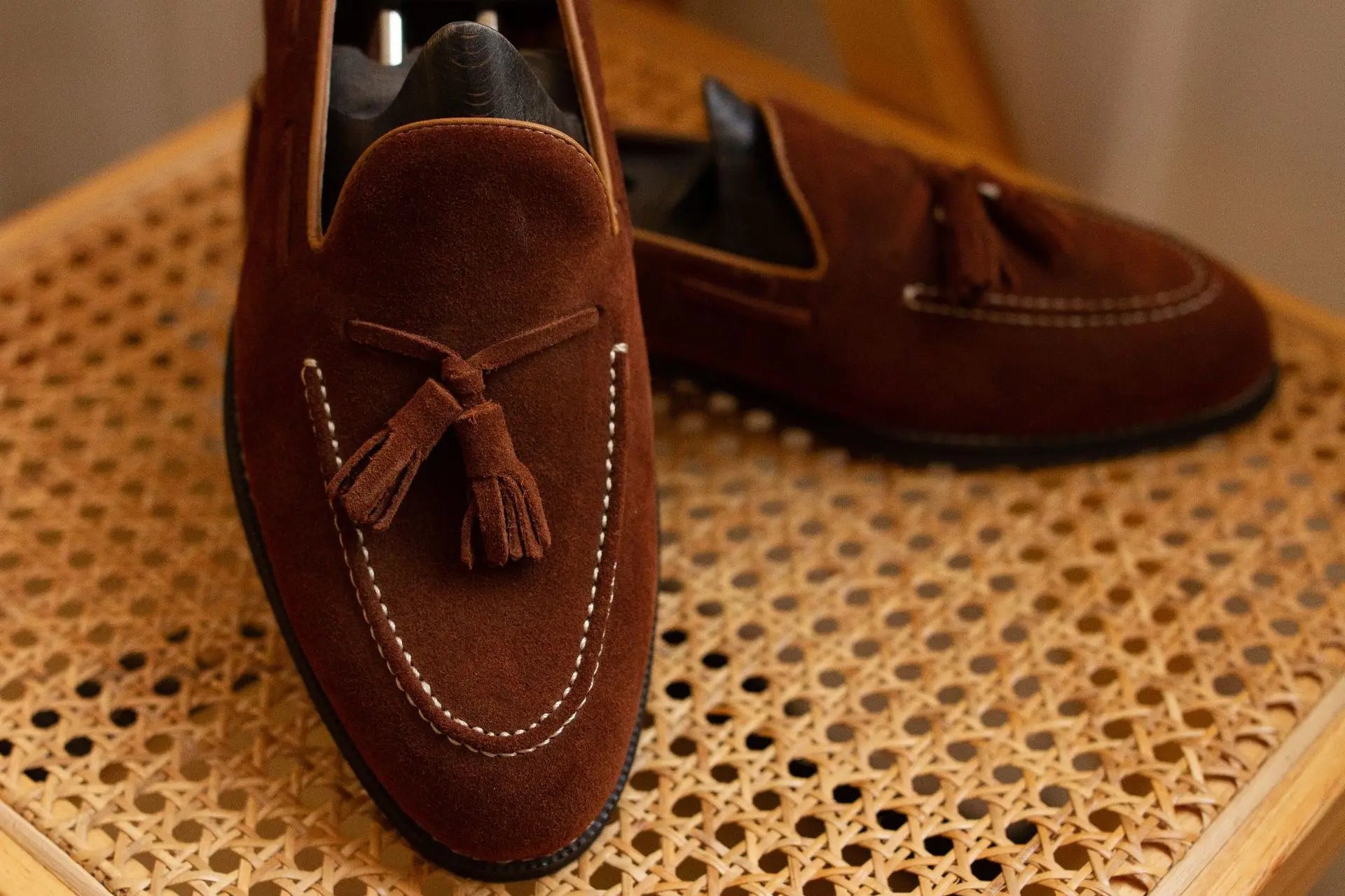 Genuine Leather Loafer Shoes for Men Handmade British Trendy Lazy Casual Shoes New Versatile