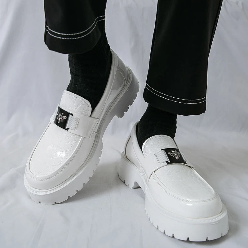 Round Toe Thick Soled Light Loafers