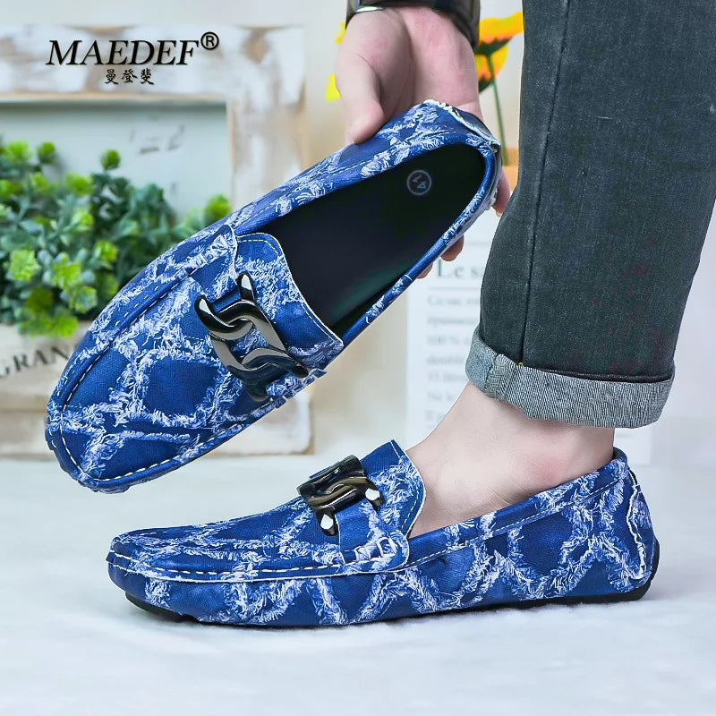 MAEDEF Men Bright Loafers