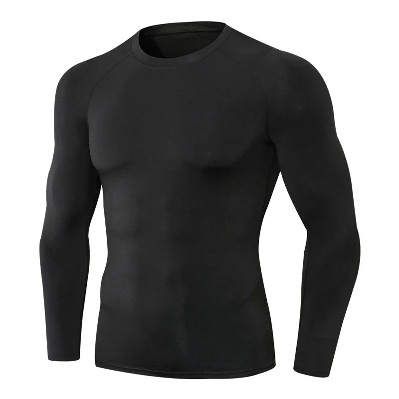 1/4 Pieces Pack Long Sleeve Quick Dry Compression Shirts