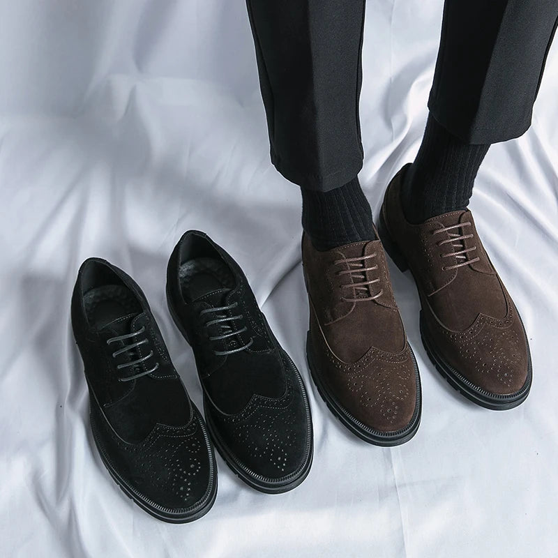 Vintage Slip-on Classic Suede Leather Oxfords