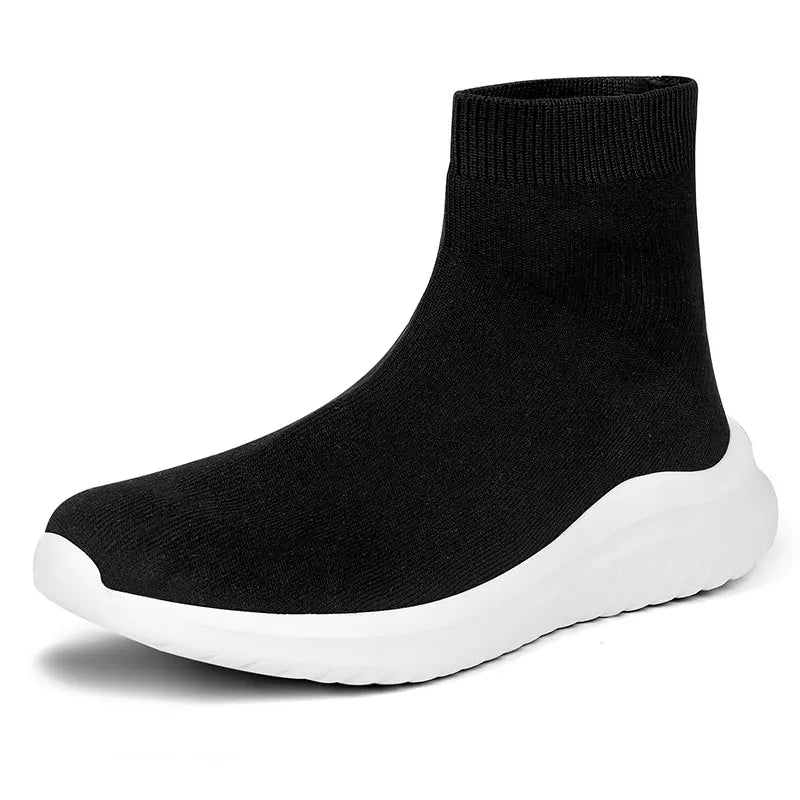 High-Top Casual Walking Sports Non-Slip Flat Ankle Boots
