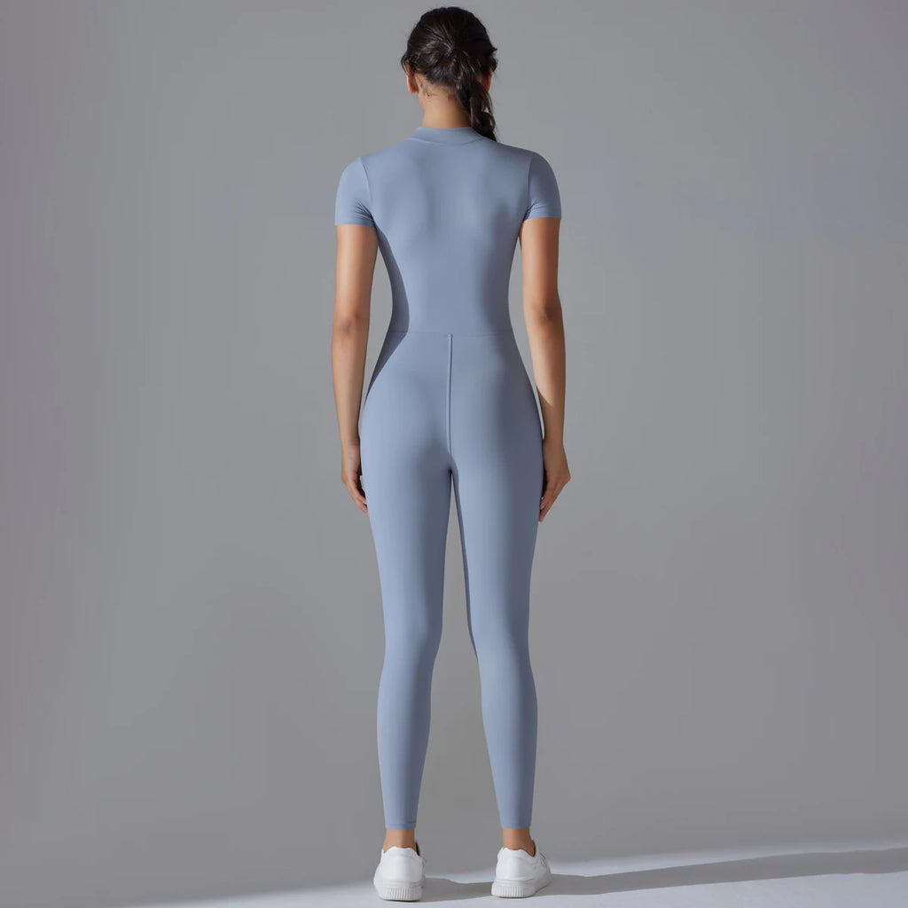 Women Fitness Sports Bodysuit Yoga Suit  Breathable Quick Dry