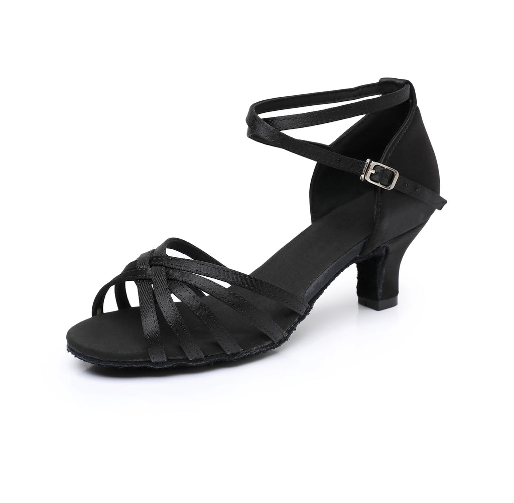 Ladies Suede Soft Sole Jazz Salsa Shoes