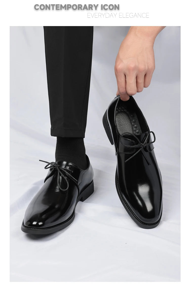 Casual Business Comfortable Pointed Toe Leather Dress Shoes