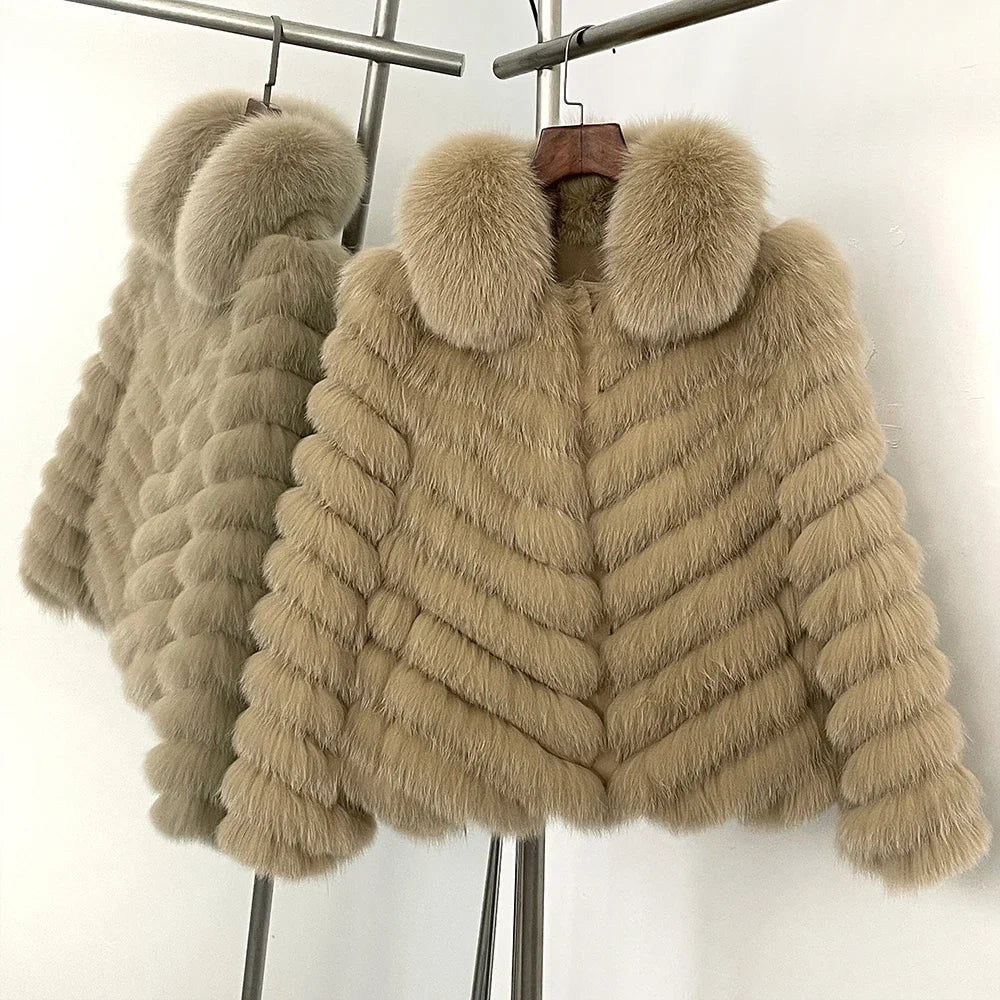 Fox Fur Coat Jacket
