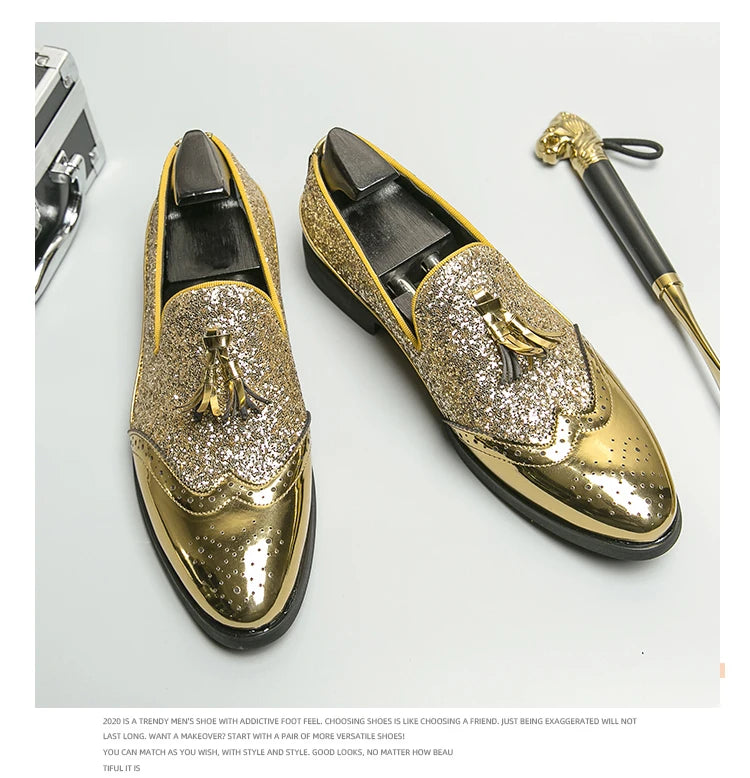 Men's Oxfords Genuine Leather Pointy Toe Lace Up