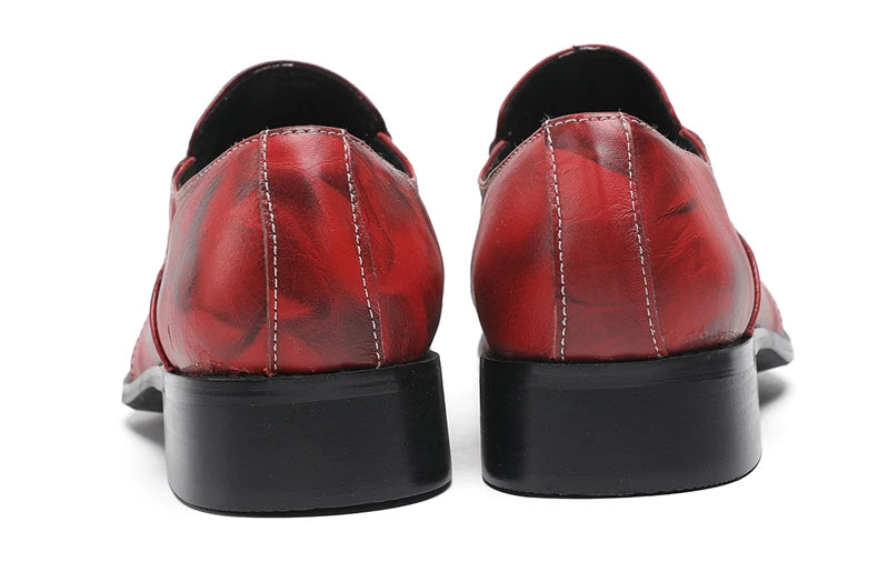 British Style Square Toe Luxury Formal Shoes