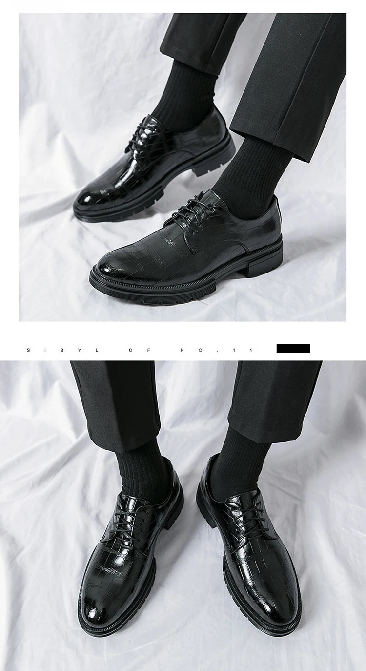 Mens Formal Oxford Italian Dress Shoes