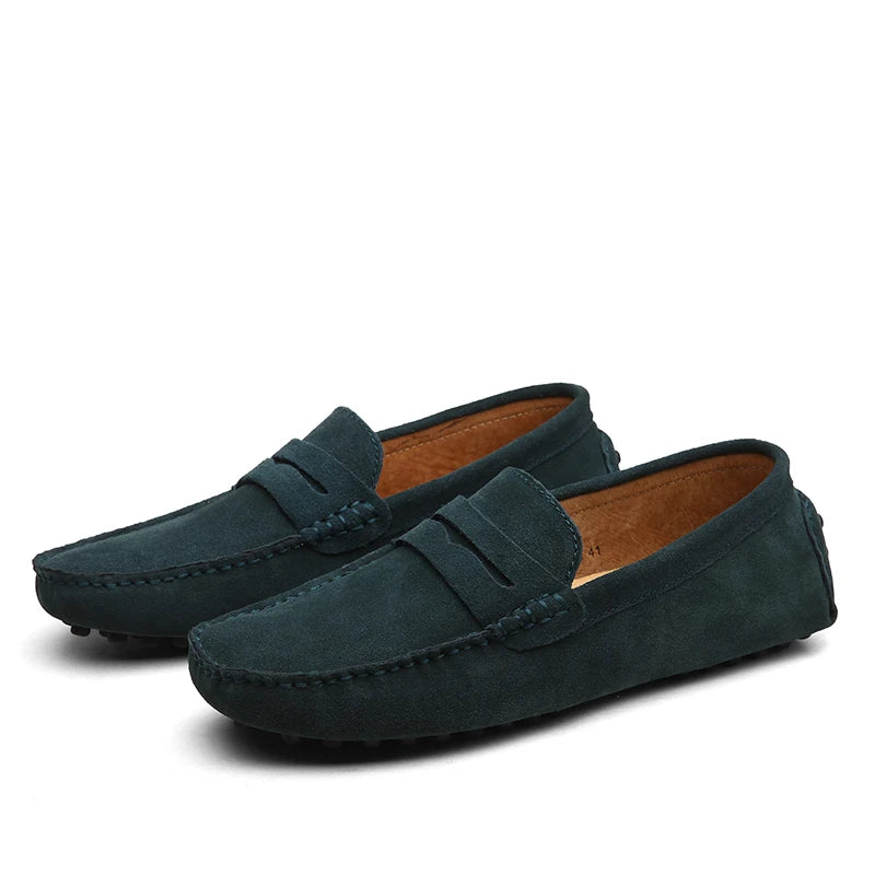 Casual Slip On Leather Loafers