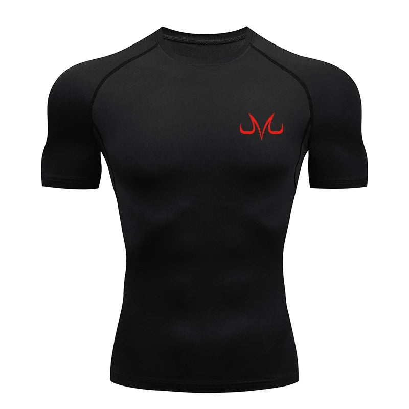 Graphic Short Sleeve Compression Shirts
