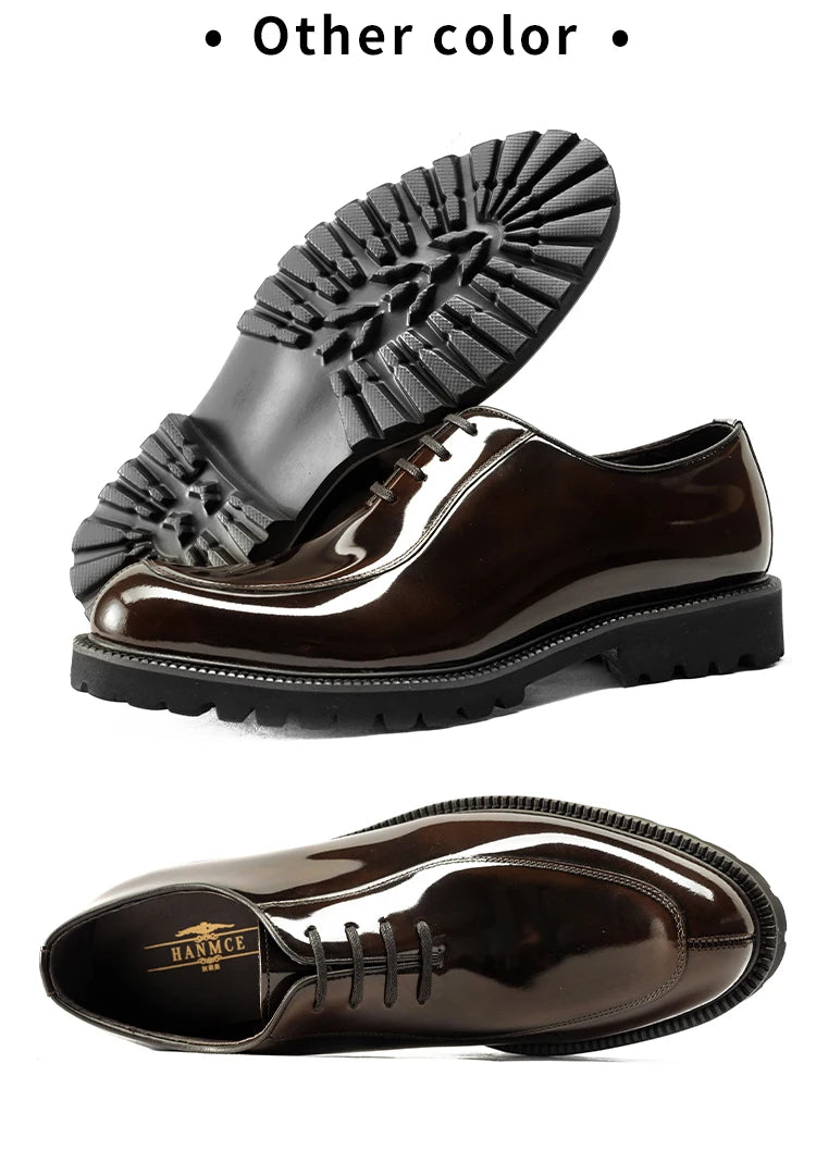 Hanmce Genuine Leather Breathable Oxfords