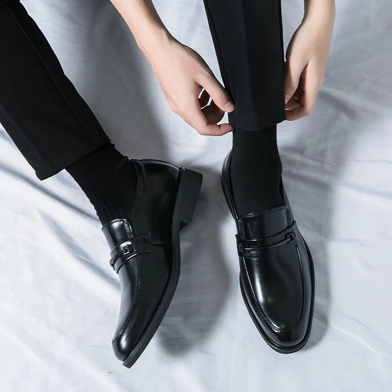 Classic Style Slip On Round Toe Loafers