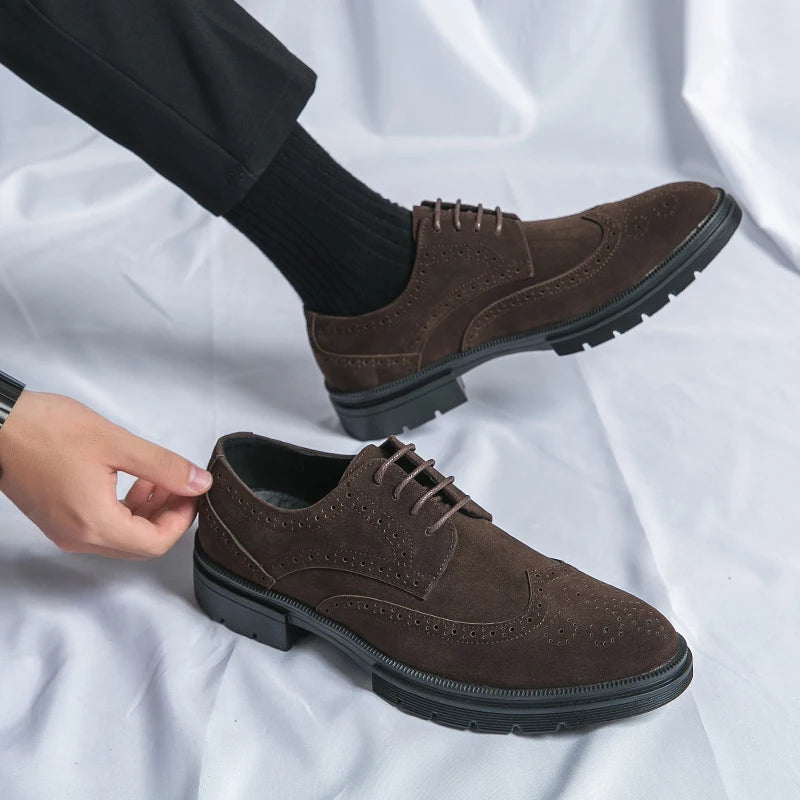 Vintage Slip-on Classic Suede Leather Oxfords