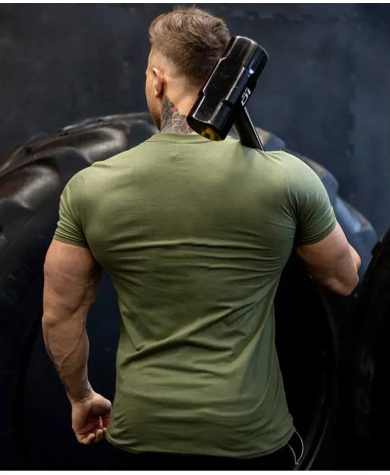 Short Sleeve Slim Printed T-shirt