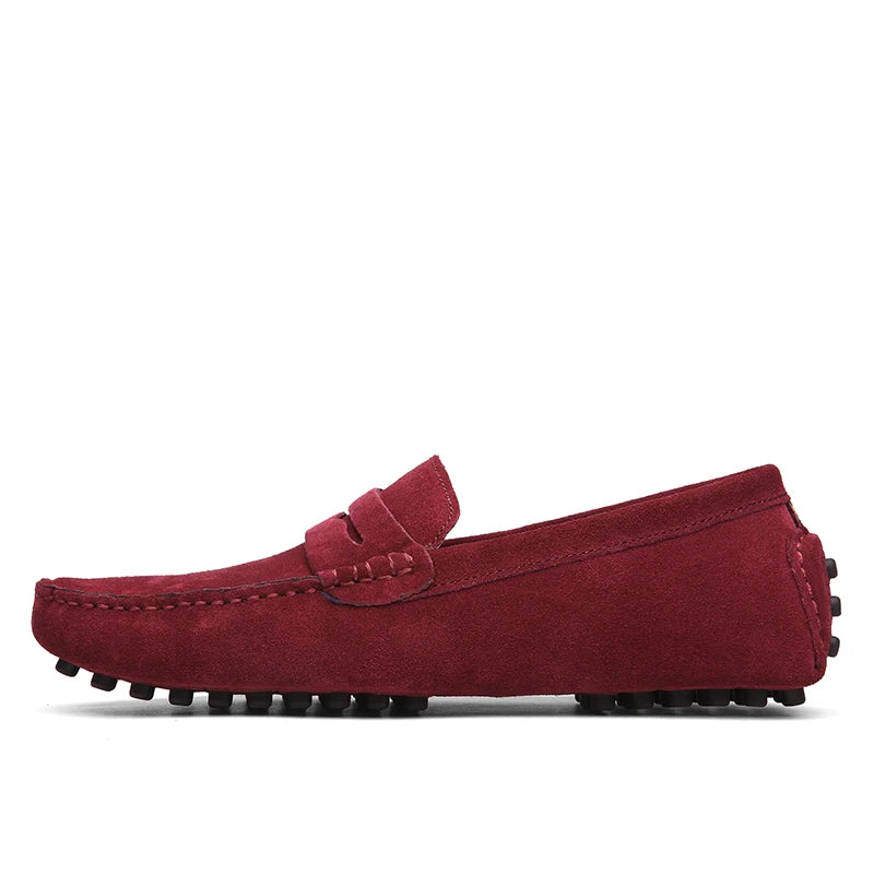 Casual Slip On Leather Loafers