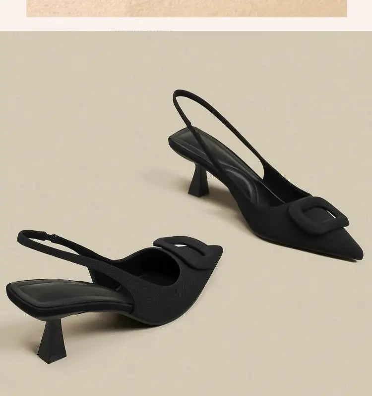 Slingbacks Pointed Toe High Heels