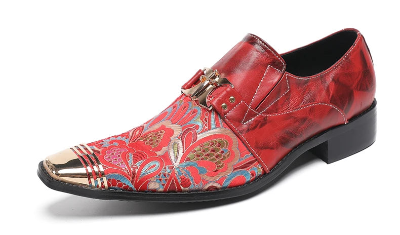 British Style Square Toe Luxury Formal Shoes