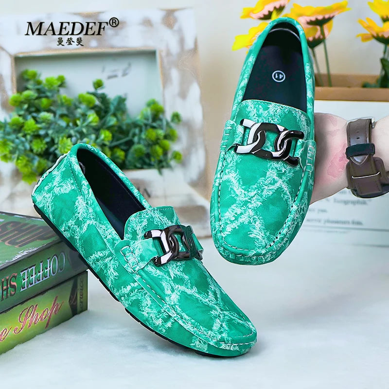 MAEDEF Men Bright Loafers