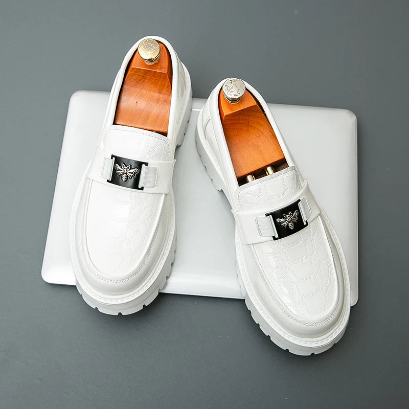Round Toe Thick Soled Light Loafers