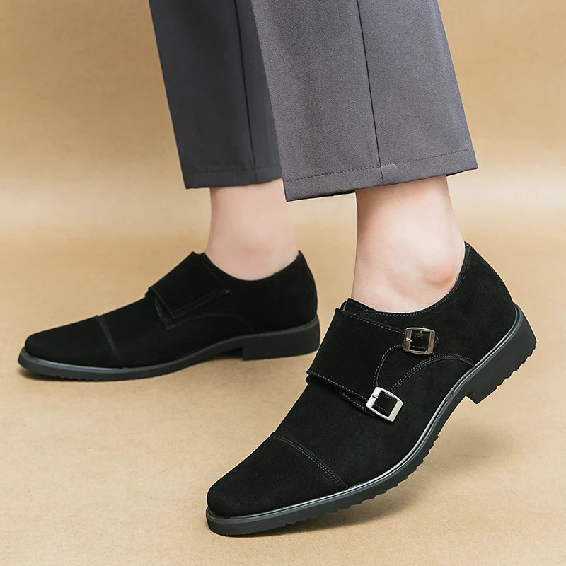 Versatile High-end Monk Strap Style Loafers