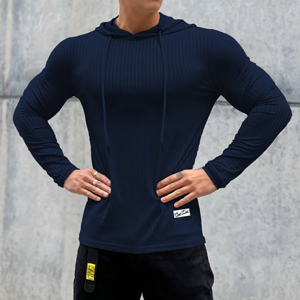 Casual Long Sleeve Skinny Shirt/Hoodie