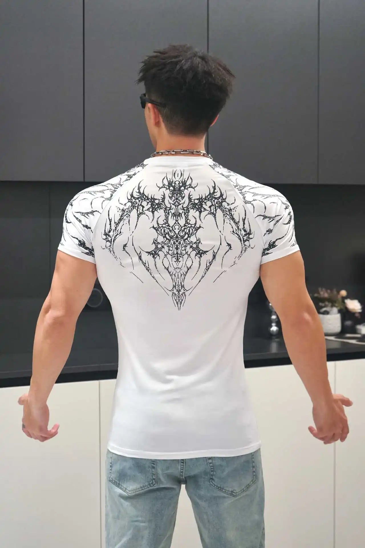 Short Sleeved Fitness Quick Drying Tight T-shirt