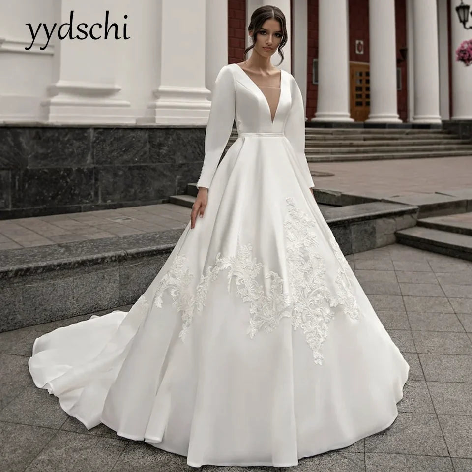 Elegant vestido de noiva casamento Wedding Dress
