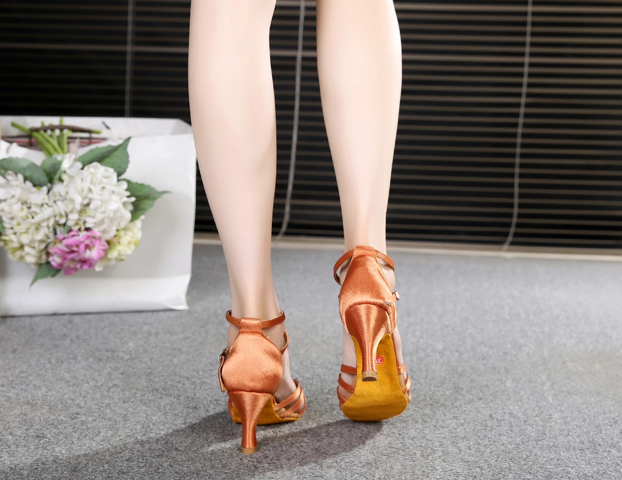 Ladies Suede Soft Sole Jazz Salsa Shoes