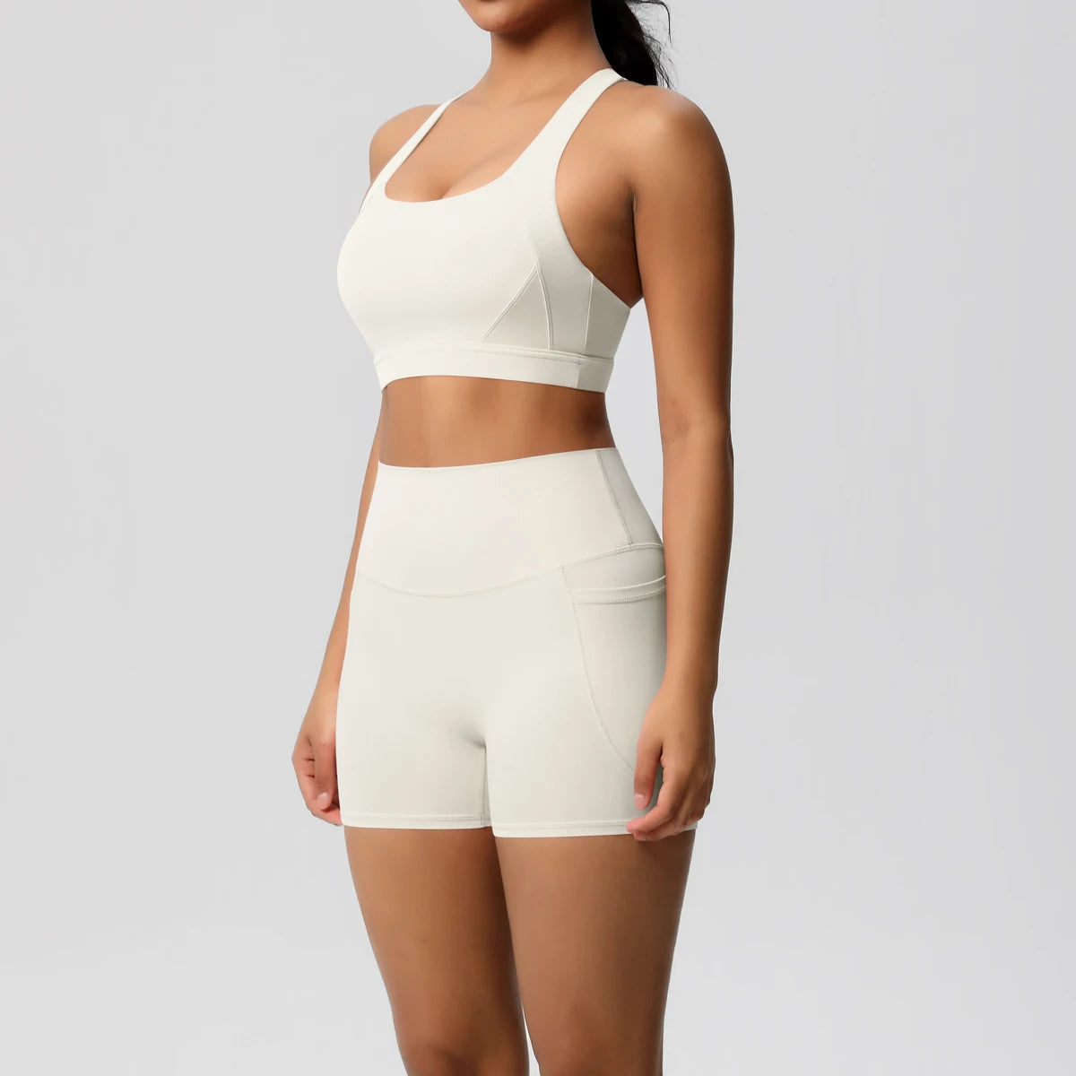 2PCS Sportswear With Pockets Yoga Set