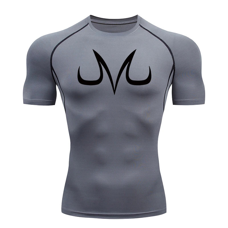 Graphic Short Sleeve Compression Shirts