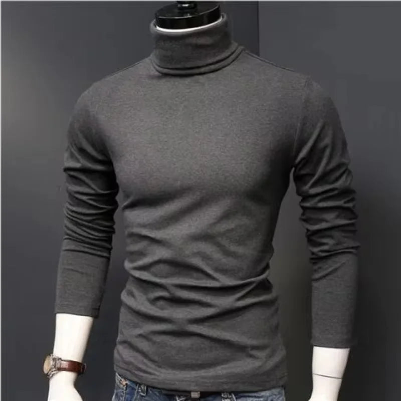 Slim Fit Long Sleeve Turtleneck