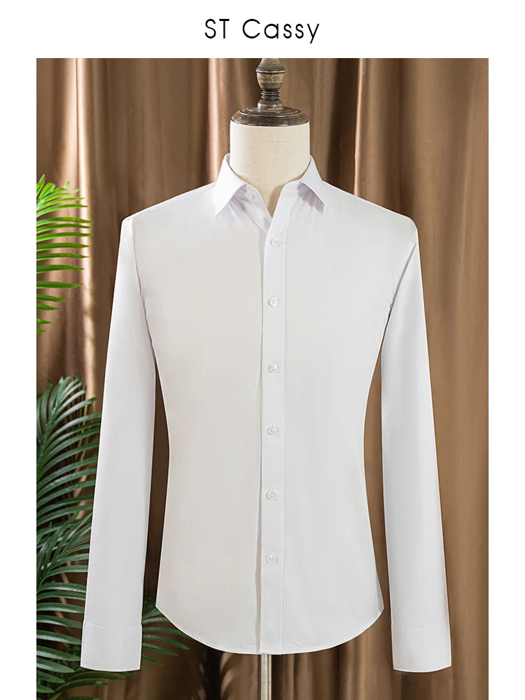 Long Sleeve Slim Fit Dress Shirts