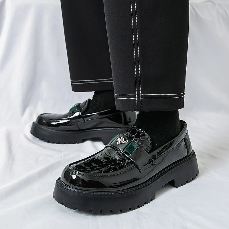 Round Toe Thick Soled Light Loafers