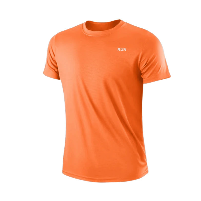 Quick Dry Short Sleeve Round Neck T-Shirt