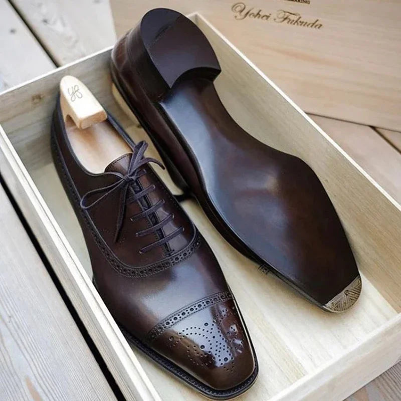 Lace-up Brogue Oxfords