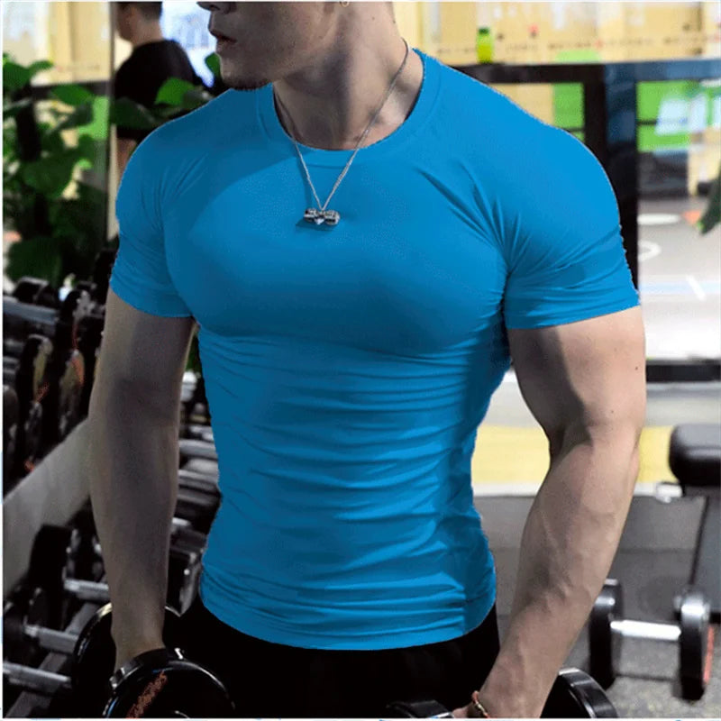 Mens Breathable Quick Dry Jogging TShirt