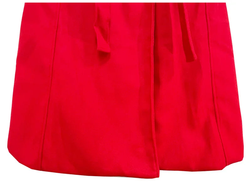 Korean Fashion Long Coated Thickened Woolen Coat for Women Black Coat Harajuku