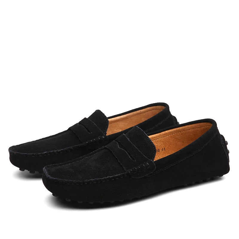 Casual Slip On Leather Loafers