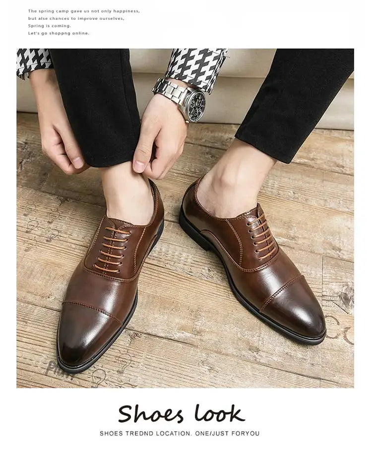 Men's Red Sole Oxford Business Shoes