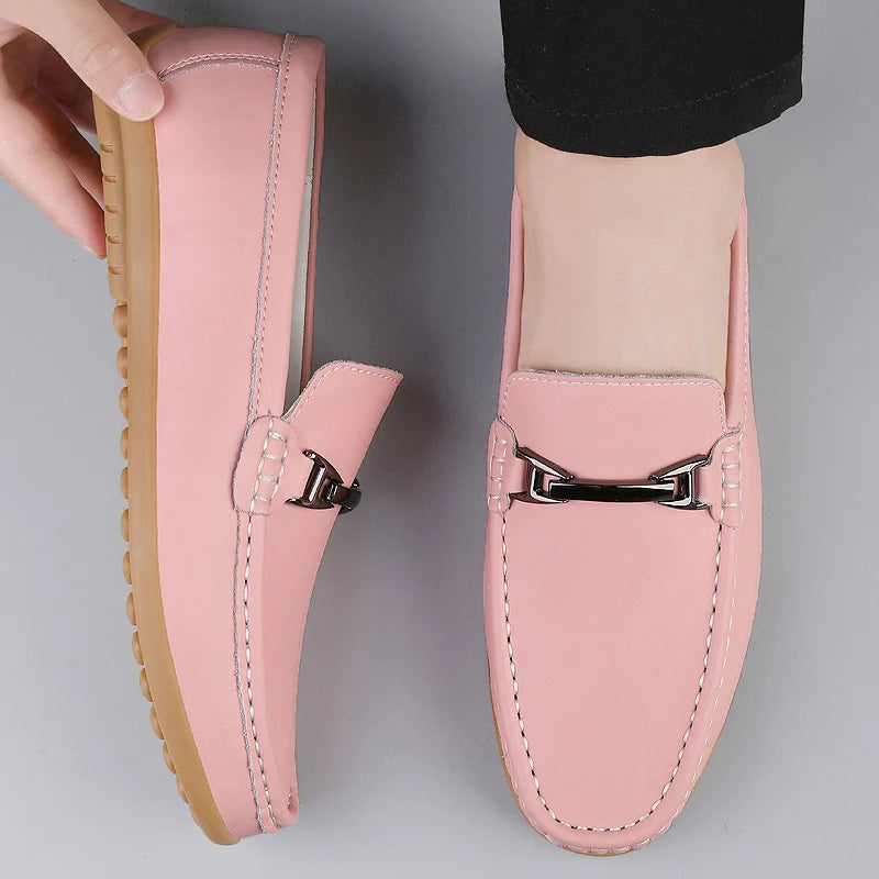 Casual Pink UNISEX Penny Loafers