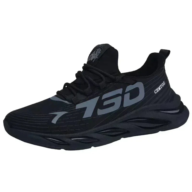 Breathable Light Running Network Red Boom Shoes