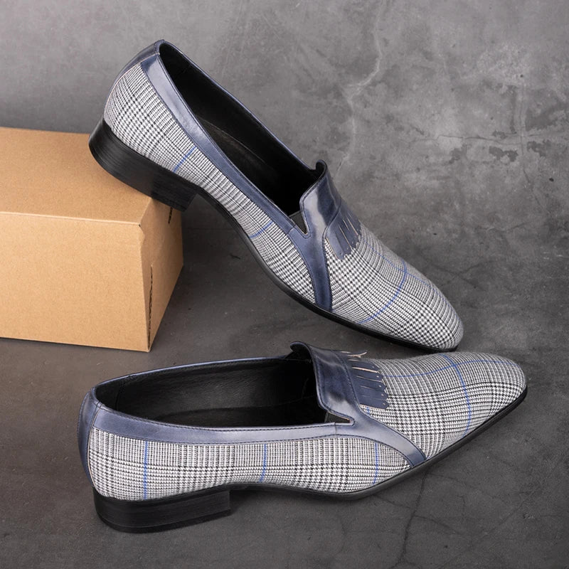 Cotton Fabric Casual Pure Handmade Loafer