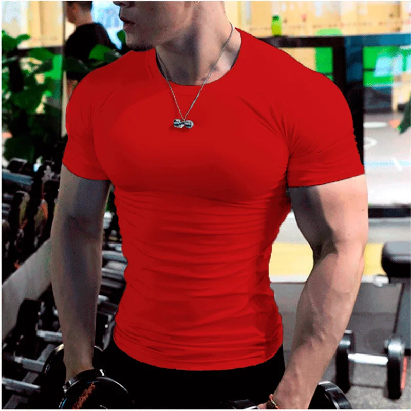 Mens Breathable Quick Dry Jogging TShirt