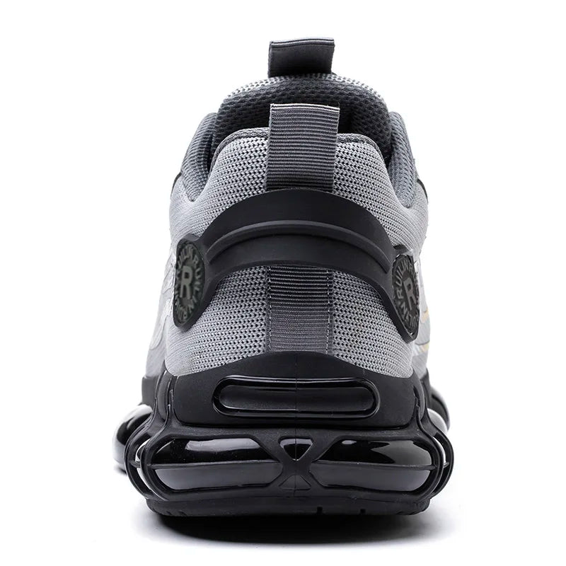 Indestructible Steel Toe Slip Resistant Abrasion Resistant Work Shoes Men Tough and Comfortable