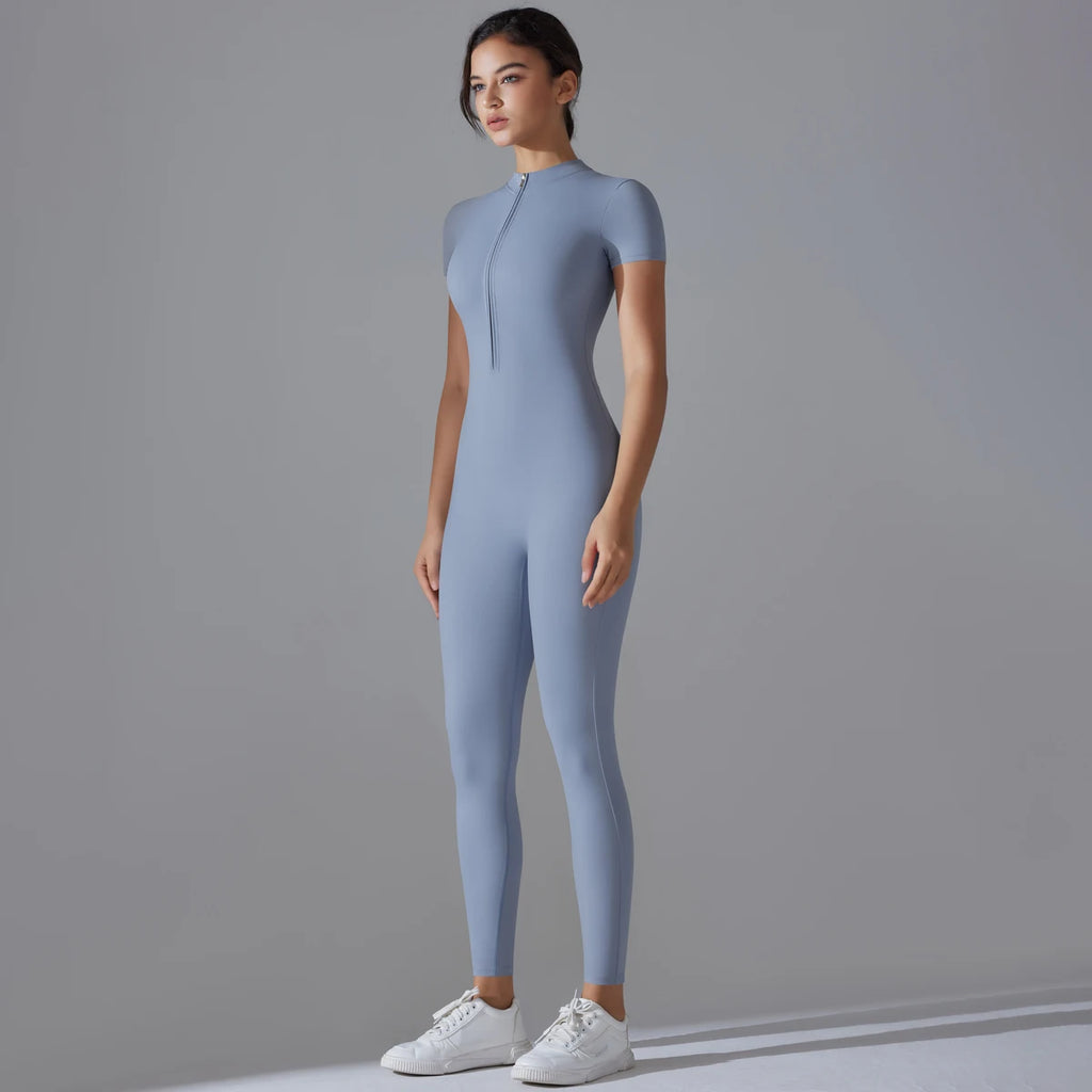 Women Fitness Sports Bodysuit Yoga Suit  Breathable Quick Dry