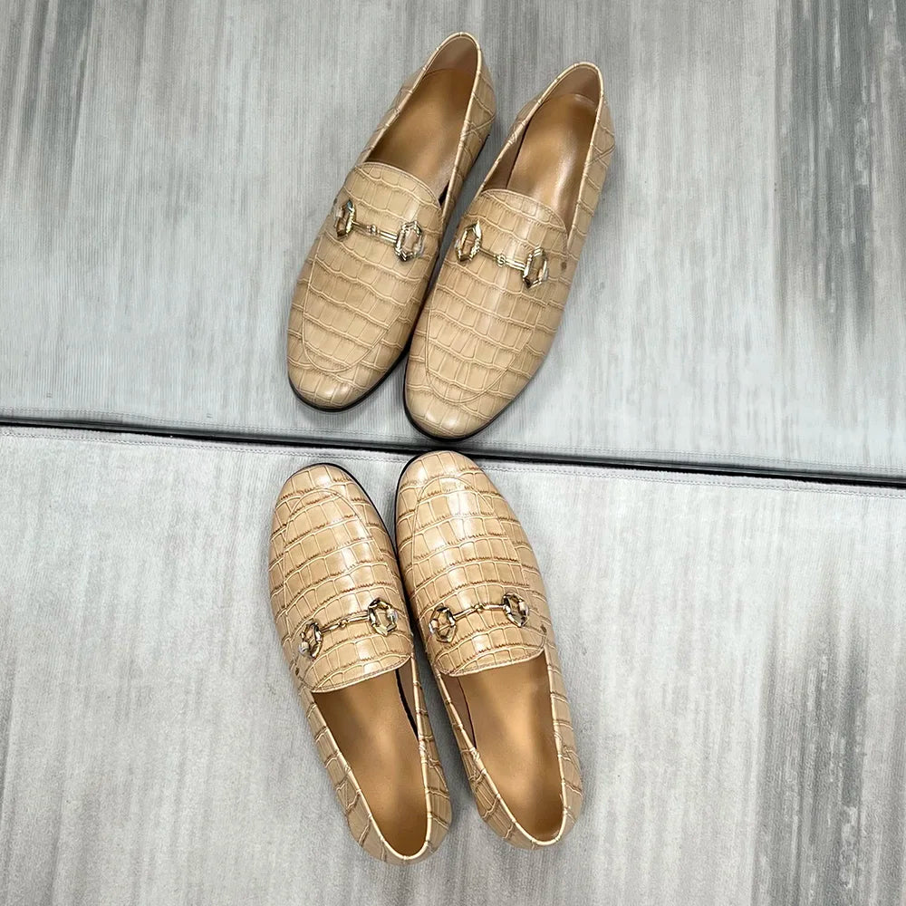 Genuine Leather Flats Outwear Casual Shoes